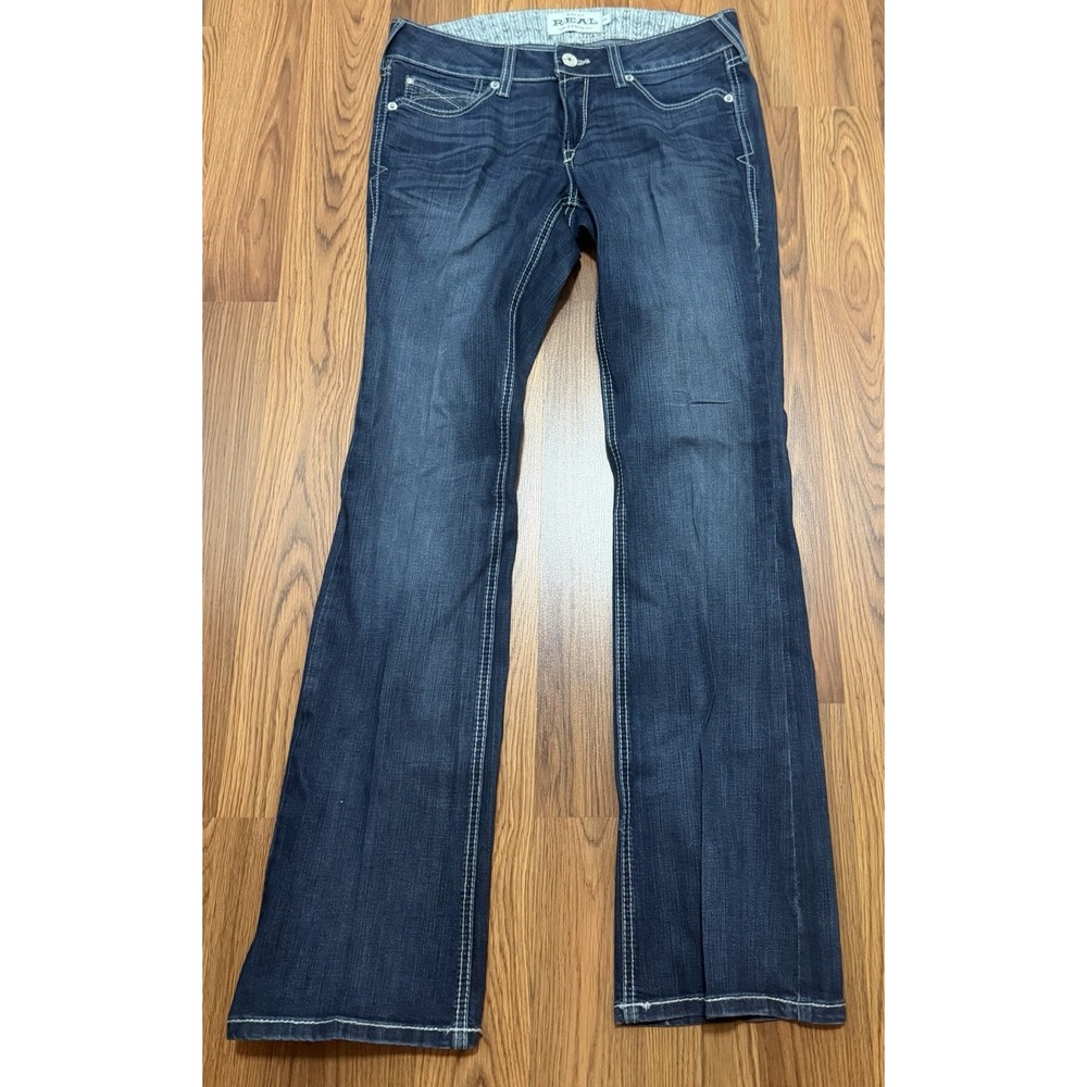 Ariat REAL Jeans Womens 29R Shayla Bootcut Arrow Fit Mid Rise Stretch Western